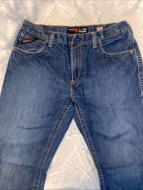 Ariat Men's Straight Dark Blue Denim Jeans